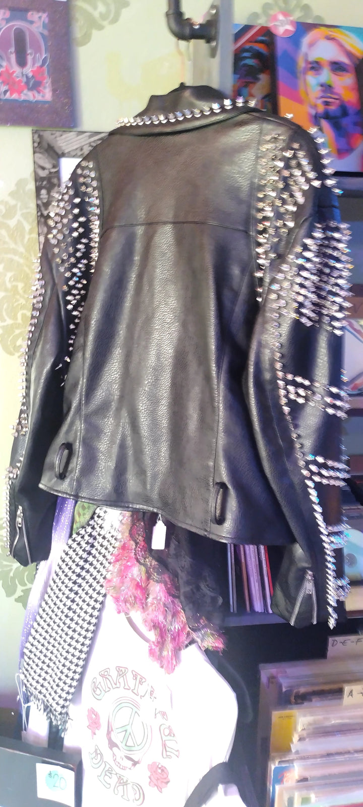 Azalea Wang 2X Studded Moto Jacket