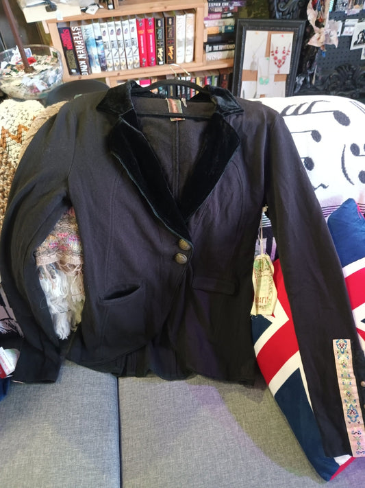 Aratta Silent Journey Black Colonel jacket size small NWT