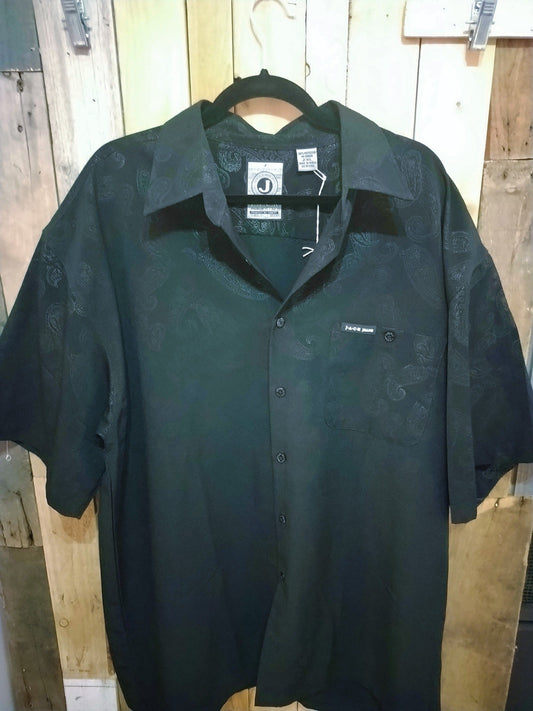 J.A.C.K Jeans Men's Short Sleeve Paisley Shirt Size XXL