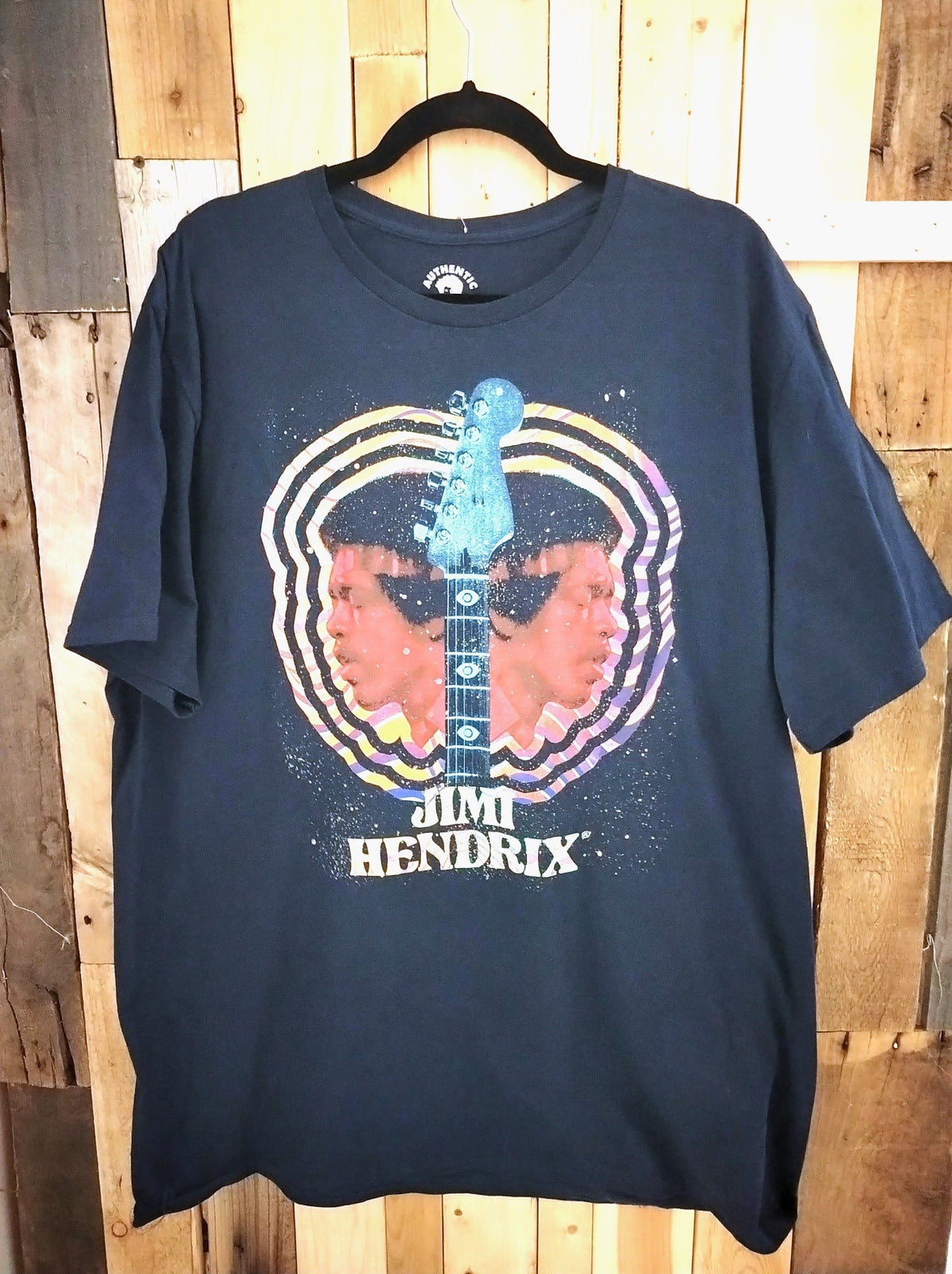 Jimi Hendrix Official Merchandise Navy T Shirt Size 2XL 698425P