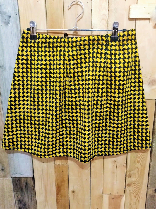 Jolie & Joy Hounds Tooth Skirt Size Large