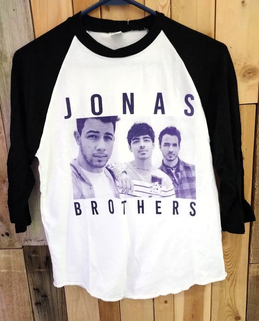 Jonas Brothers Happiness Begins Baseball Style T Shirt Women's Size Small