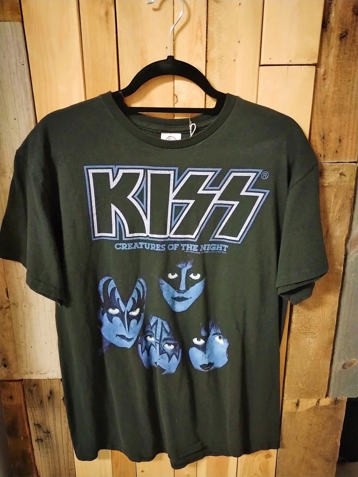 KISS "Creatures of the Night" T Shirt Size Large