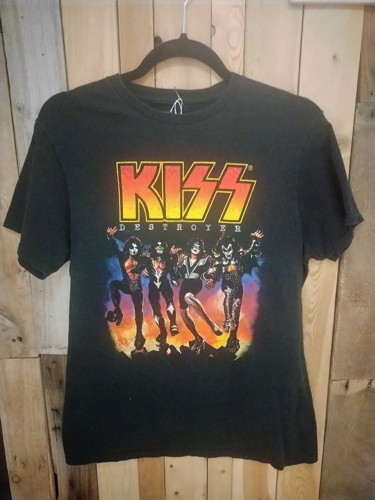 KISS "Destroyer" Official Merchandise T Shirt Size Medium