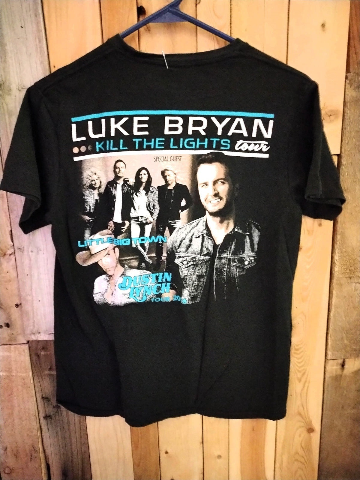 Luke Bryan Kill the Lights Tour T Shirt Women's Size Small