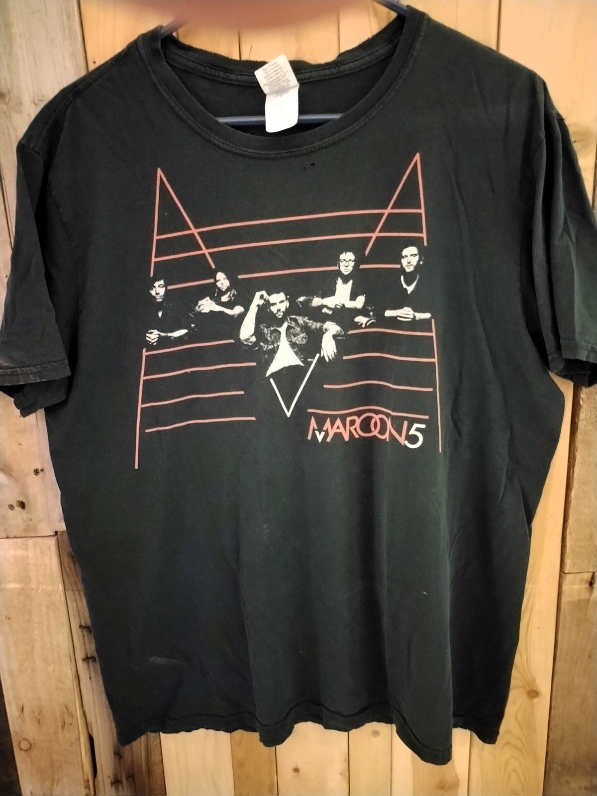 Maroon 5 2011 Tour T Shirt Men's Size Large