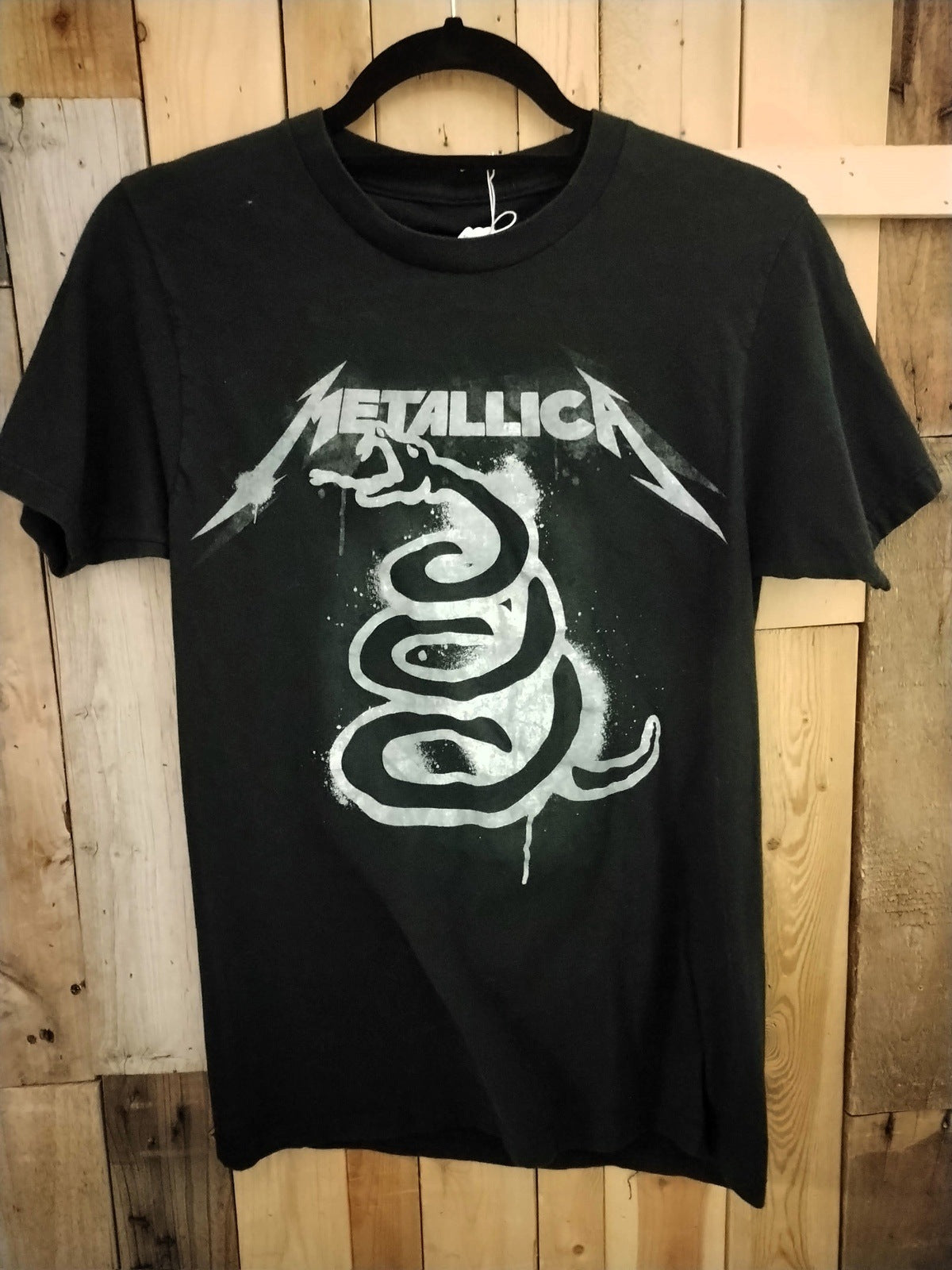 Metallica Black Album Official Merchandise T Shirt Size SM