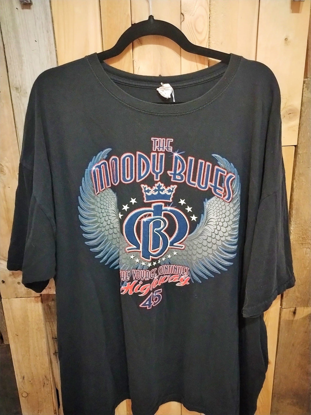 The Moody Blues "The Voyage Continues Highway 45" T Shirt Size 3X 274152WH