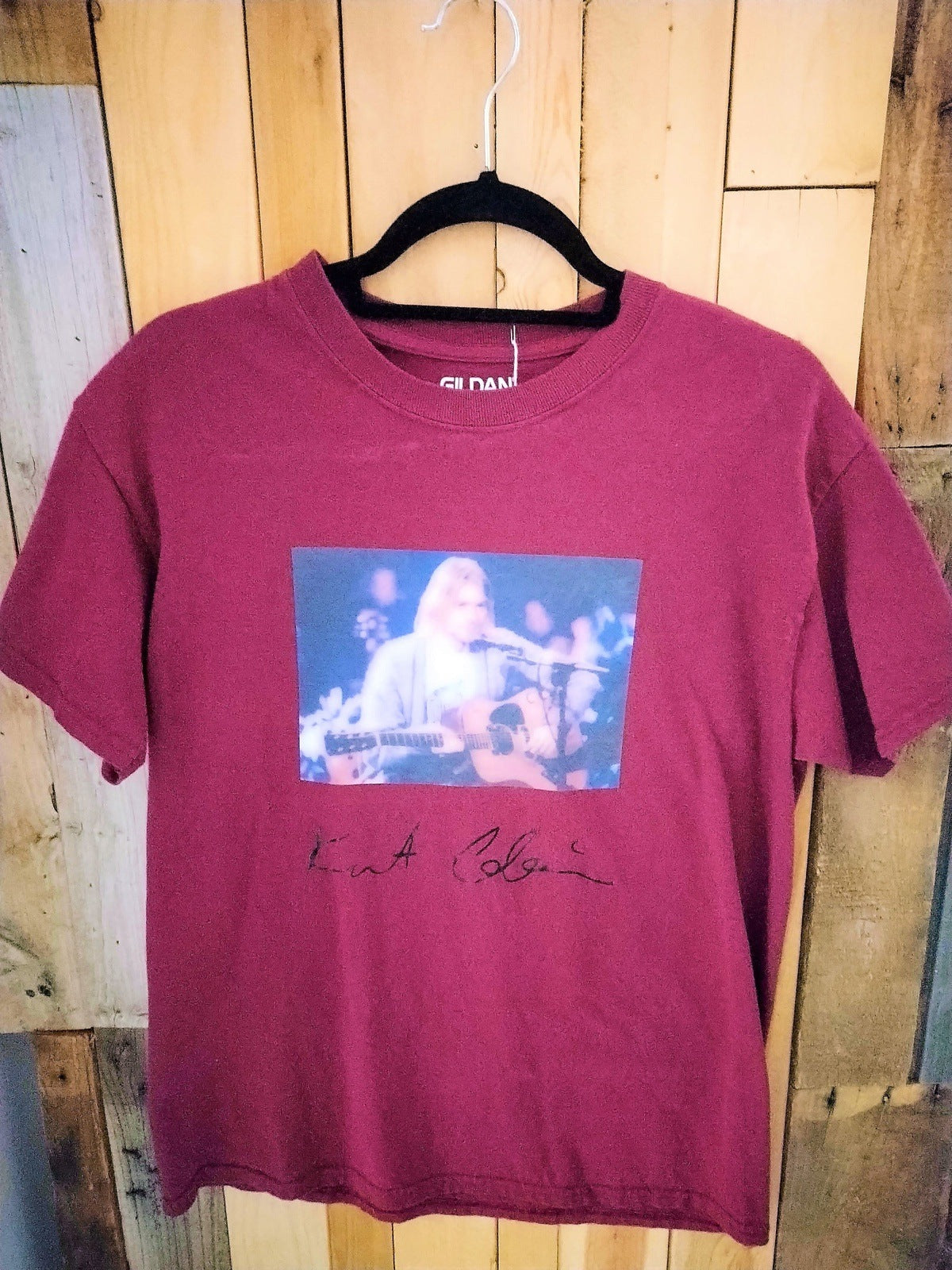 Nirvana Unplugged Kurt Cobain T Shirt Size Medium