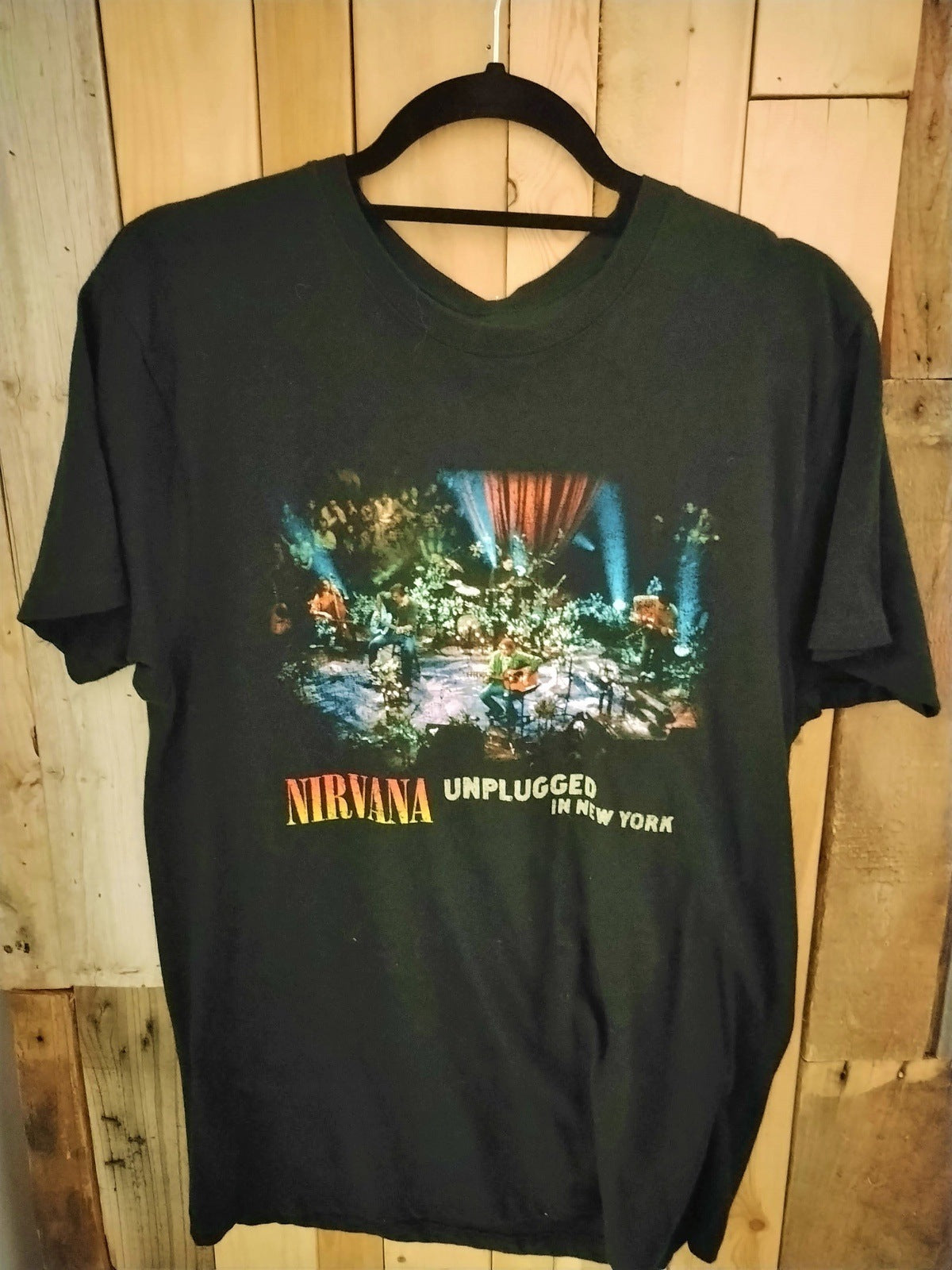 Nirvana Unplugged Official Merchandise T Shirt Size Medium