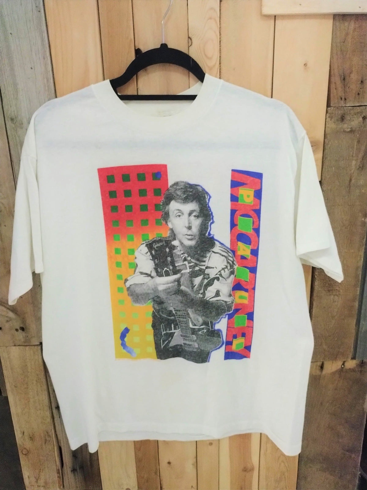 Paul McCartney Original 1989/90 World Tour T Shirt Size XL 174285DQ