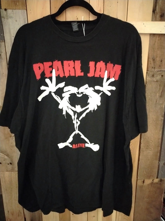 Pearl Jam Alive T Shirt Size XXXL