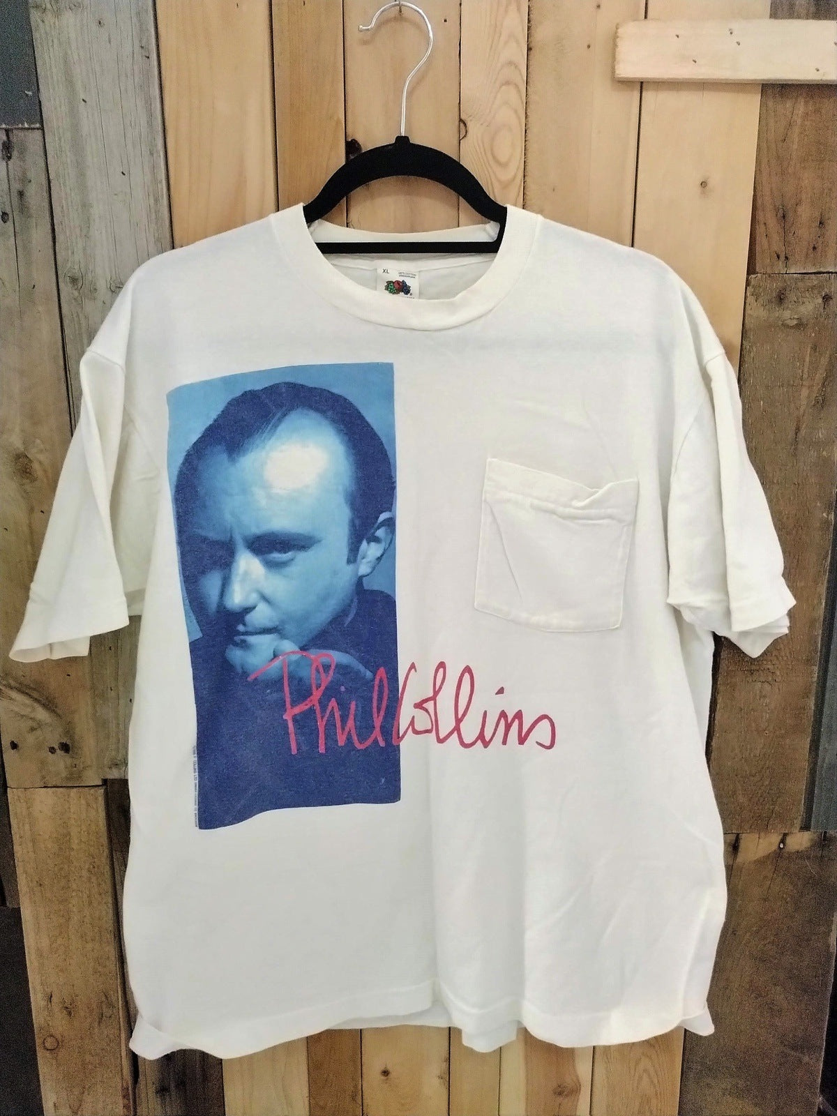 Phil Collins Original 1990 Tour T Shirt Size XL 369841DQ