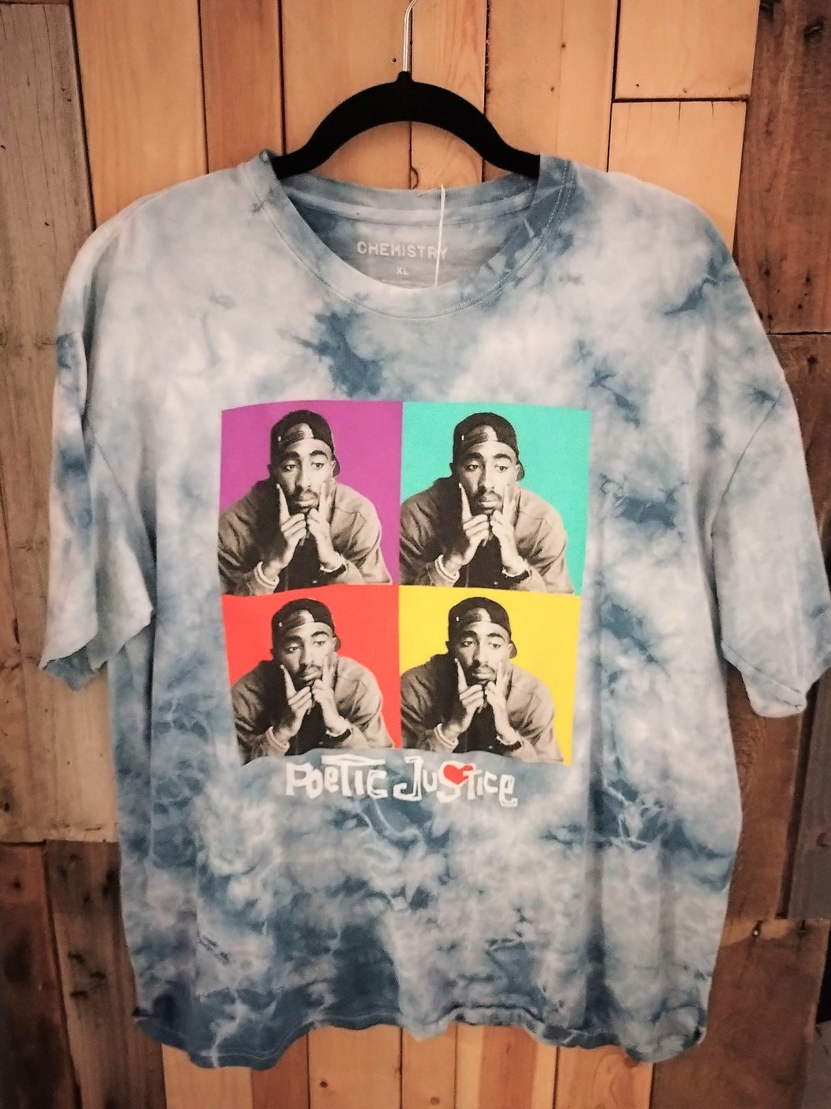 Tupac "Poetic Justice" Official Merchandise T Shirt Size XL