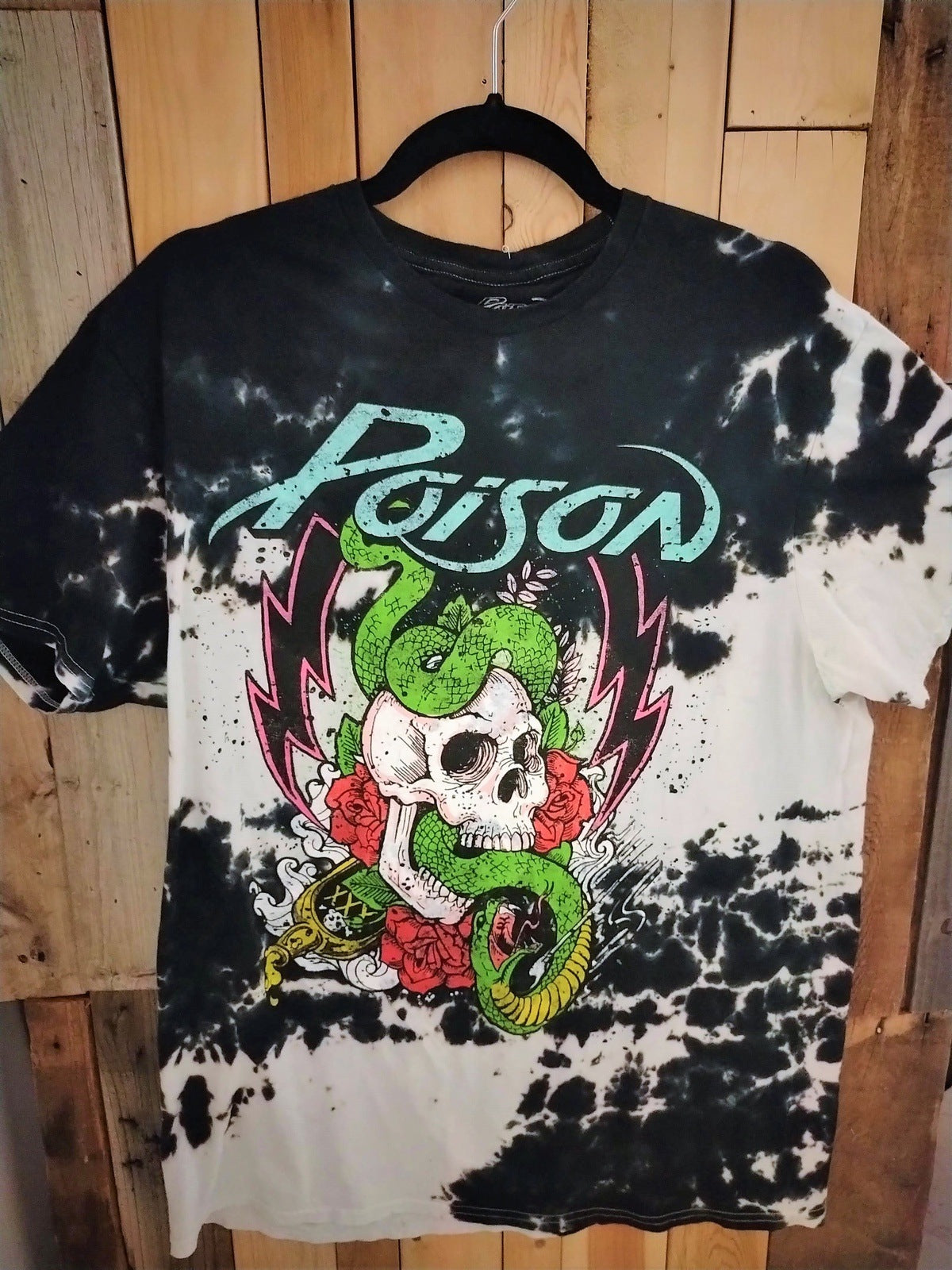 Poison Official Merchandise Tie Dye T Shirt Size Large