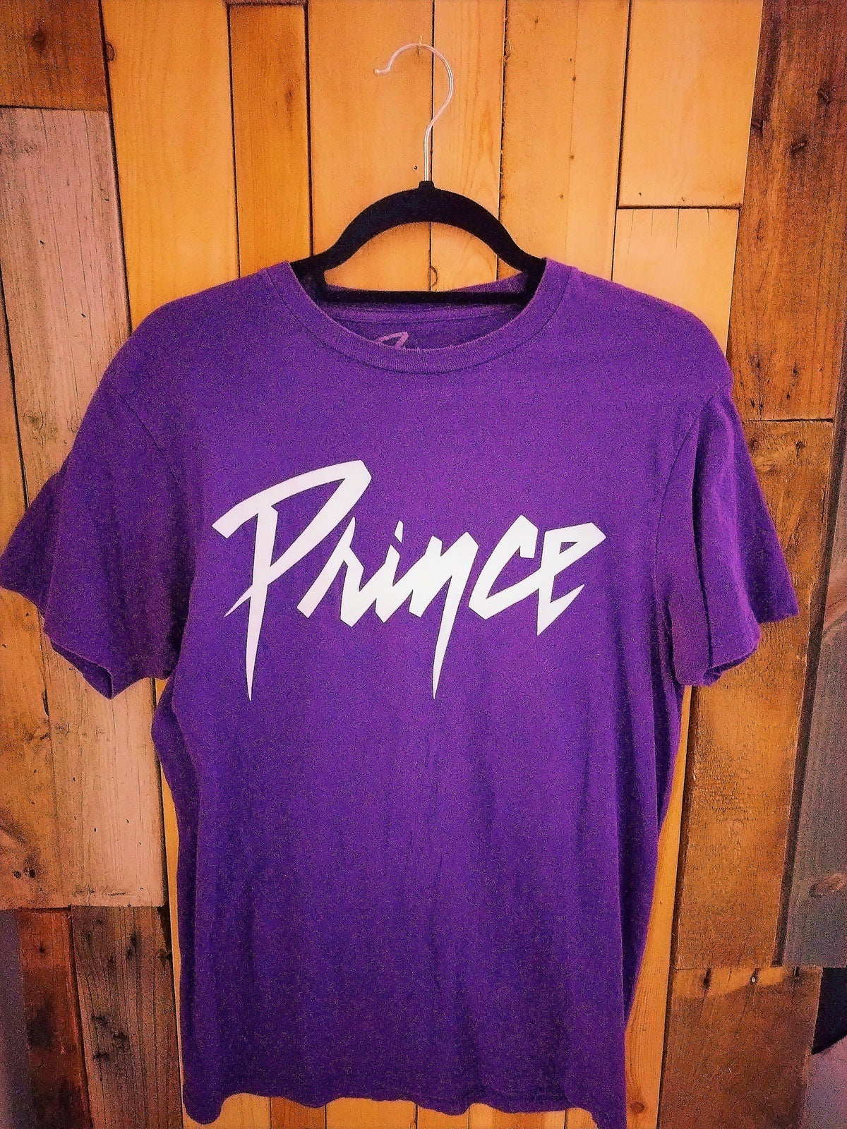 Prince Official Merchandise Purple T Shirt Size Large