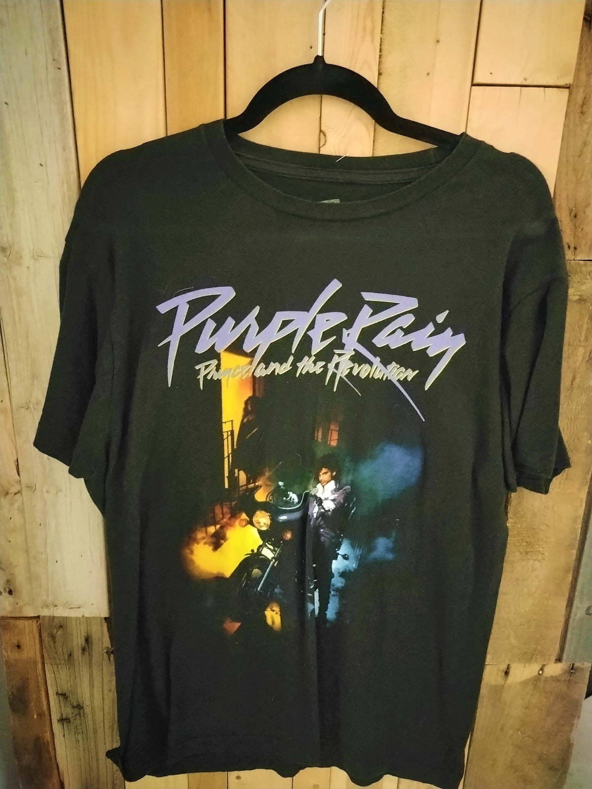 Prince Official Merchandise Purple Rain T Shirt Size Large
