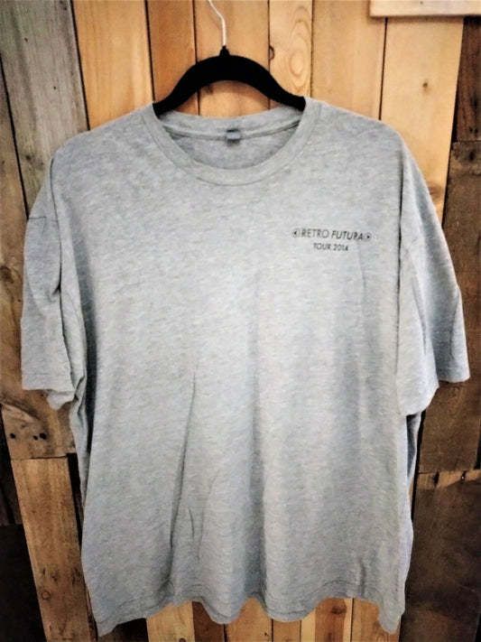 Retro Futura Tour 2014 T Shirt Size 2XL 875214DQ