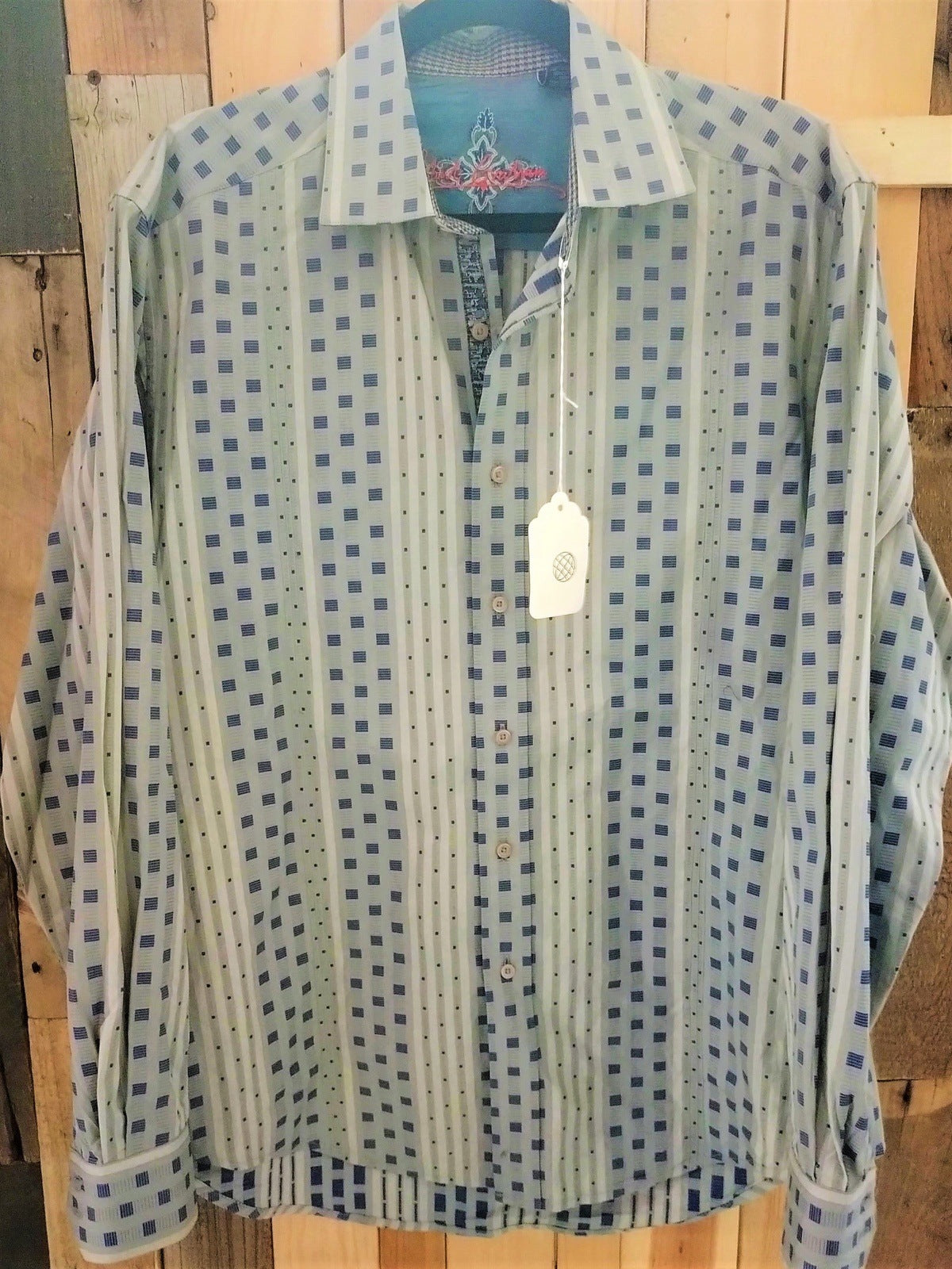 Robert Graham Long Sleeve Men's Shirt Size Medium