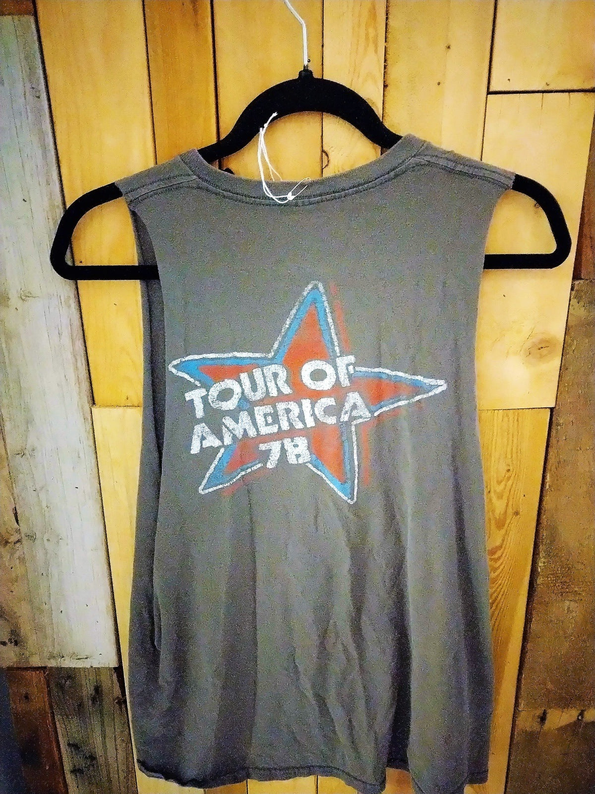 Rolling Stones Official Merch Cut into Tank T Shirt Size Medium