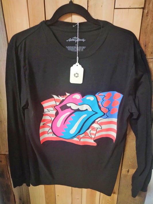 Rolling Stones Official Long Sleeve Tee Shirt Size Small