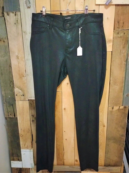 Roz & Ali Women's Size 12 Faux Leather Leggings