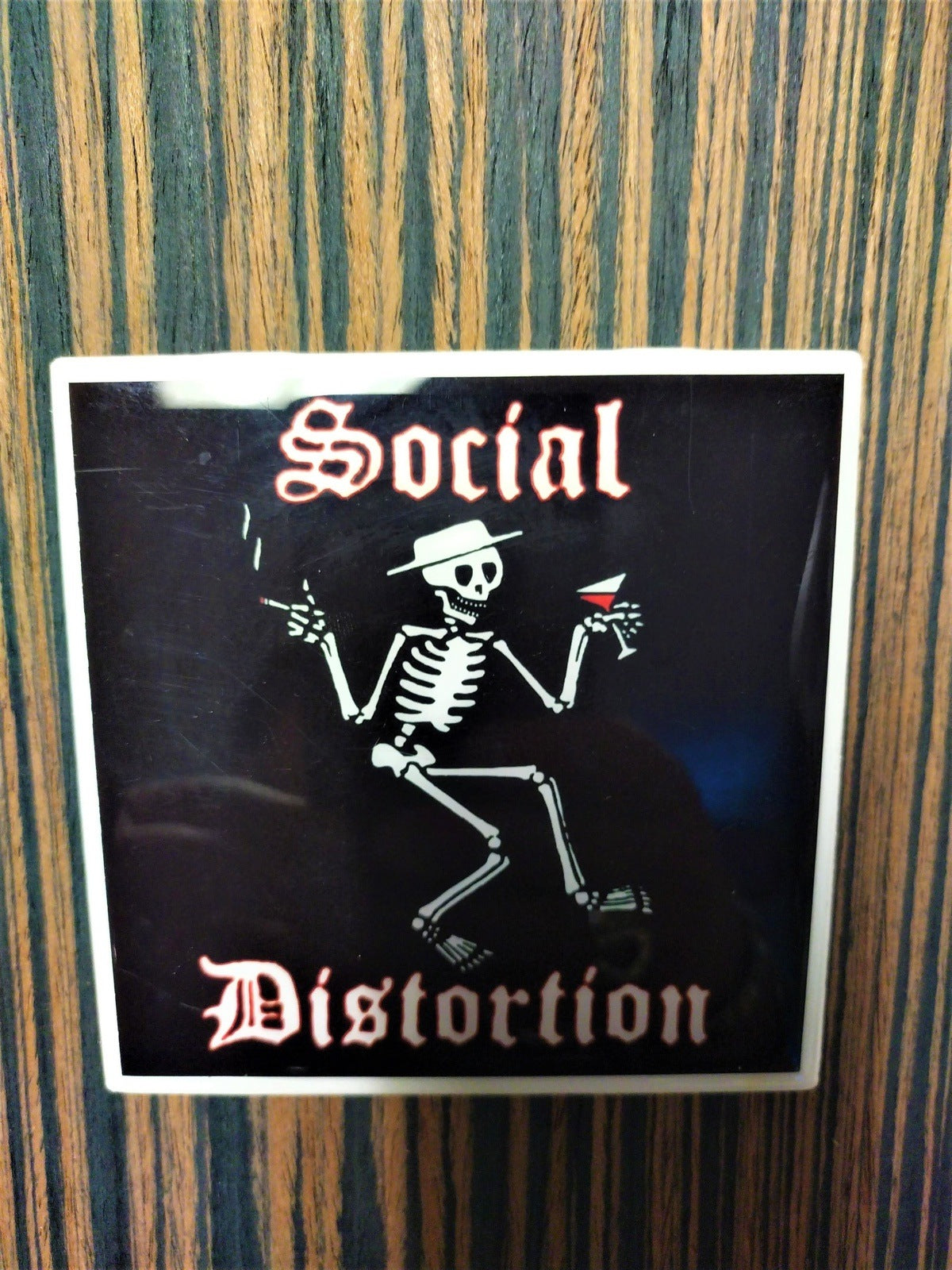 Social Distortion Ceramic Drink Coaster