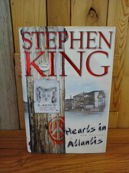 Stephen King Hearts in Atlantis Hardcover First Edition Good Condition Light Wear 43124HC