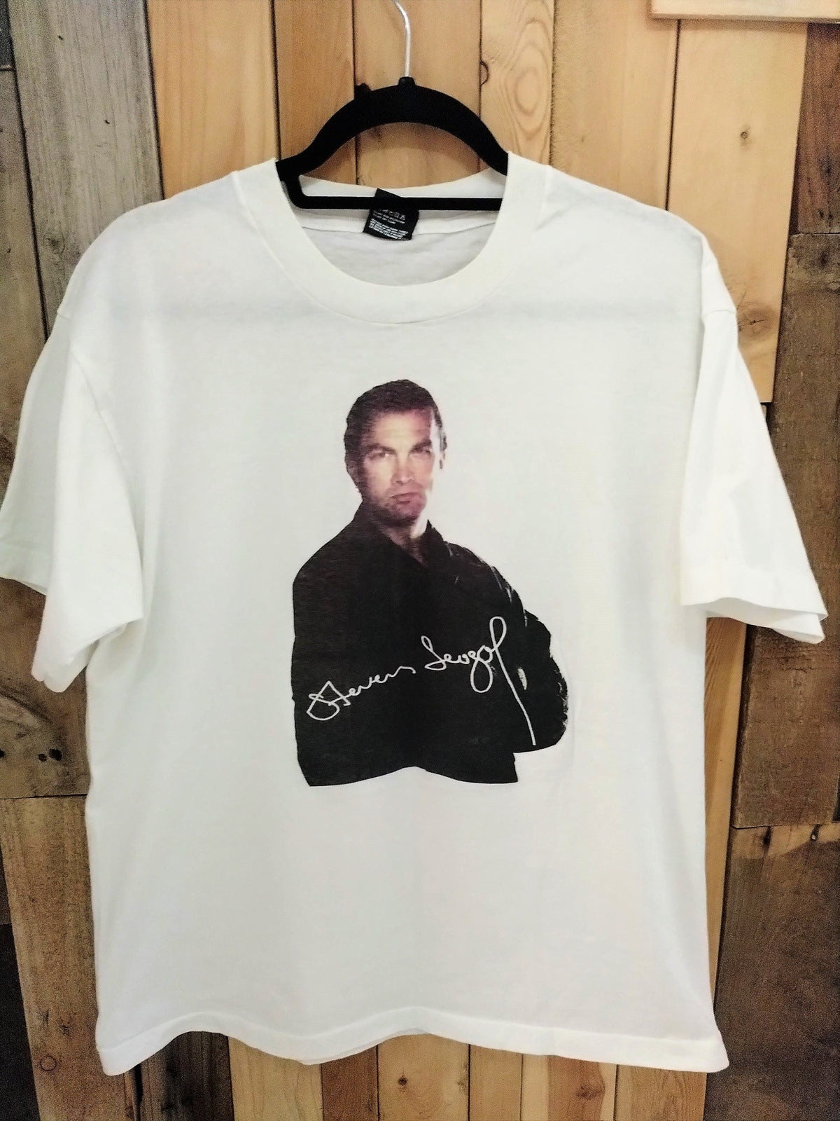 Vintage 1990's Steven Seagal T Shirt Size XL 193758DQ
