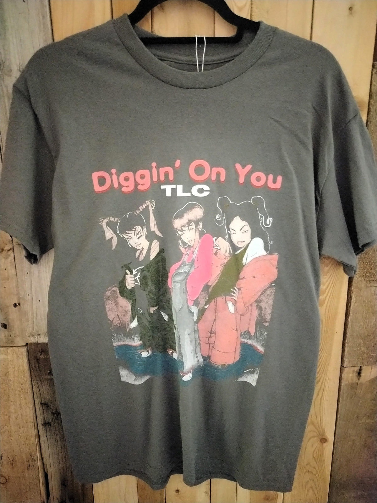 TLC Official Merchandise "Diggin' On You" T Shirt Size Medium