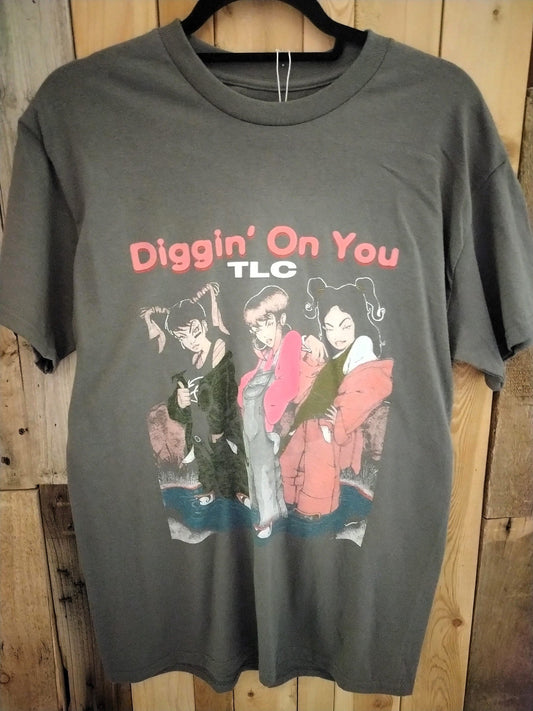 TLC Official Merchandise "Diggin' On You" T Shirt Size Medium