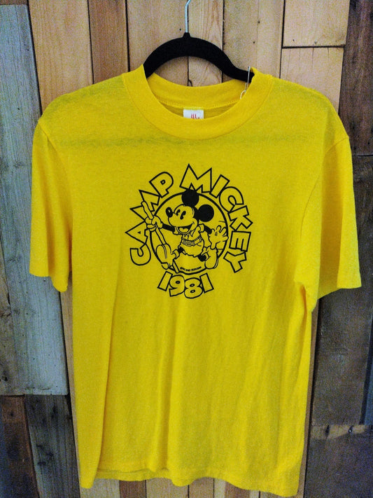 Vintage 1981 Camp Mickey Mickey Mouse Shirt Size Medium