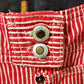 RARE! "The Wall" Jeans Women's Overall Shorts Size Large