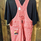 RARE! "The Wall" Jeans Women's Overall Shorts Size Large