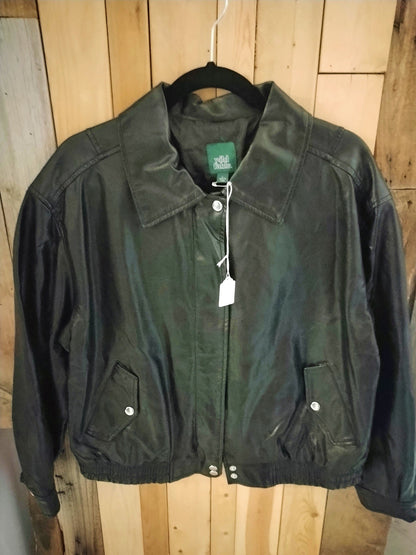 Wild Fable Women's Vegan Leather Jacket Size Large