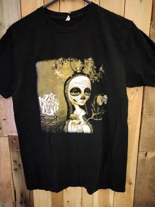 Zac Brown Band Uncaged Tour 2013 Men's T Shirt Size Small