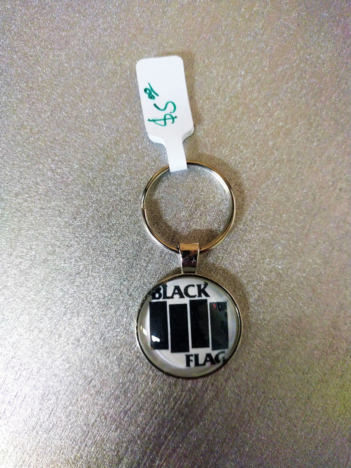 Black Flag 1 Inch Keychain
