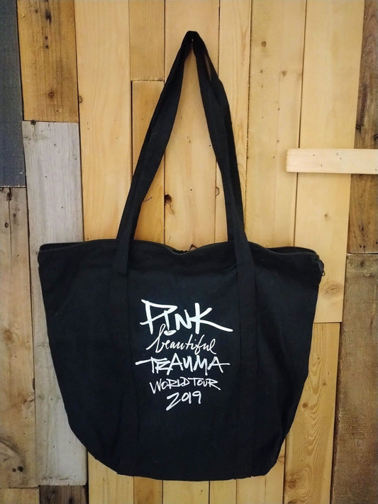 Pink "Beautiful Trauma World Tour" Tote Bag 154285WH