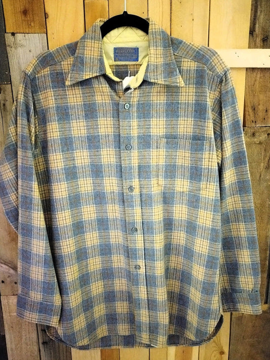 Vintage Pendleton Long Sleeve Wool Flannel Men's Size Medium