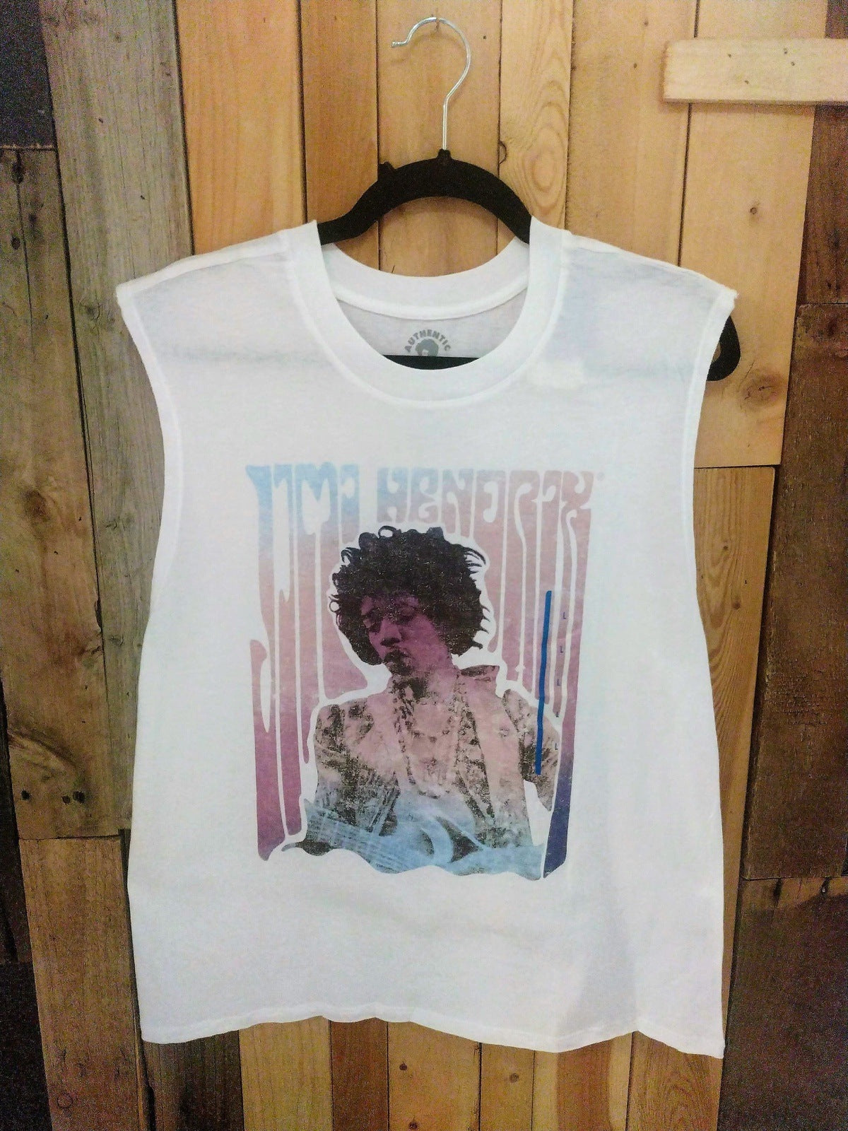 Jimi Hendrix Authentic Hendrix T Shirt Sleeveless Size Large