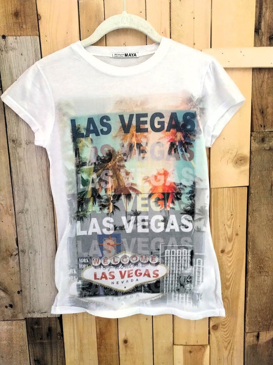 Maya Girls Size Large Las Vegas T Shirt