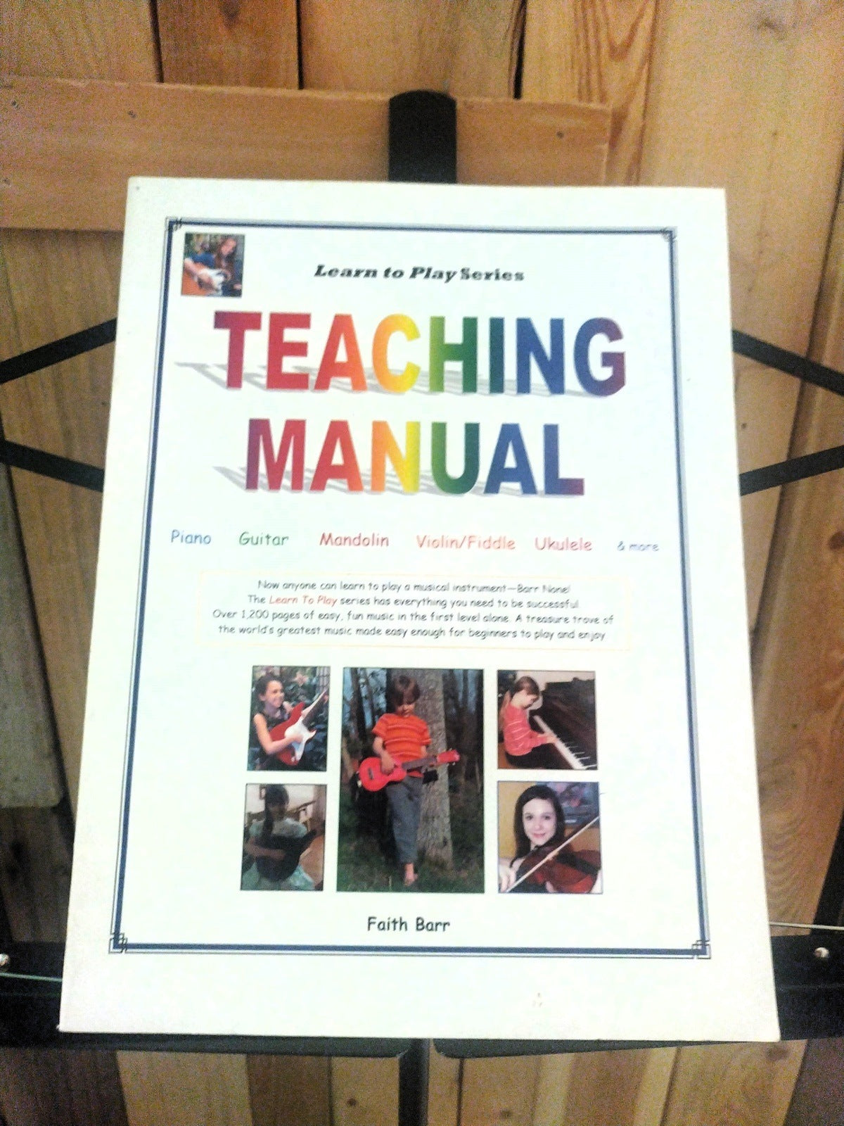 Learn to Play Series Teaching Manual by Faith Barr - Used
