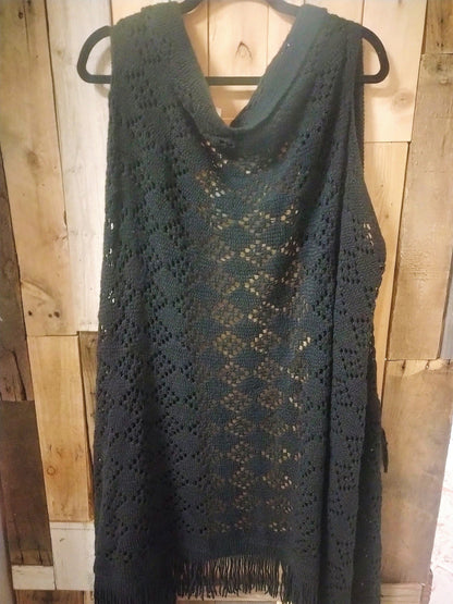 Maurices Open Knit Cardigan Duster One Size