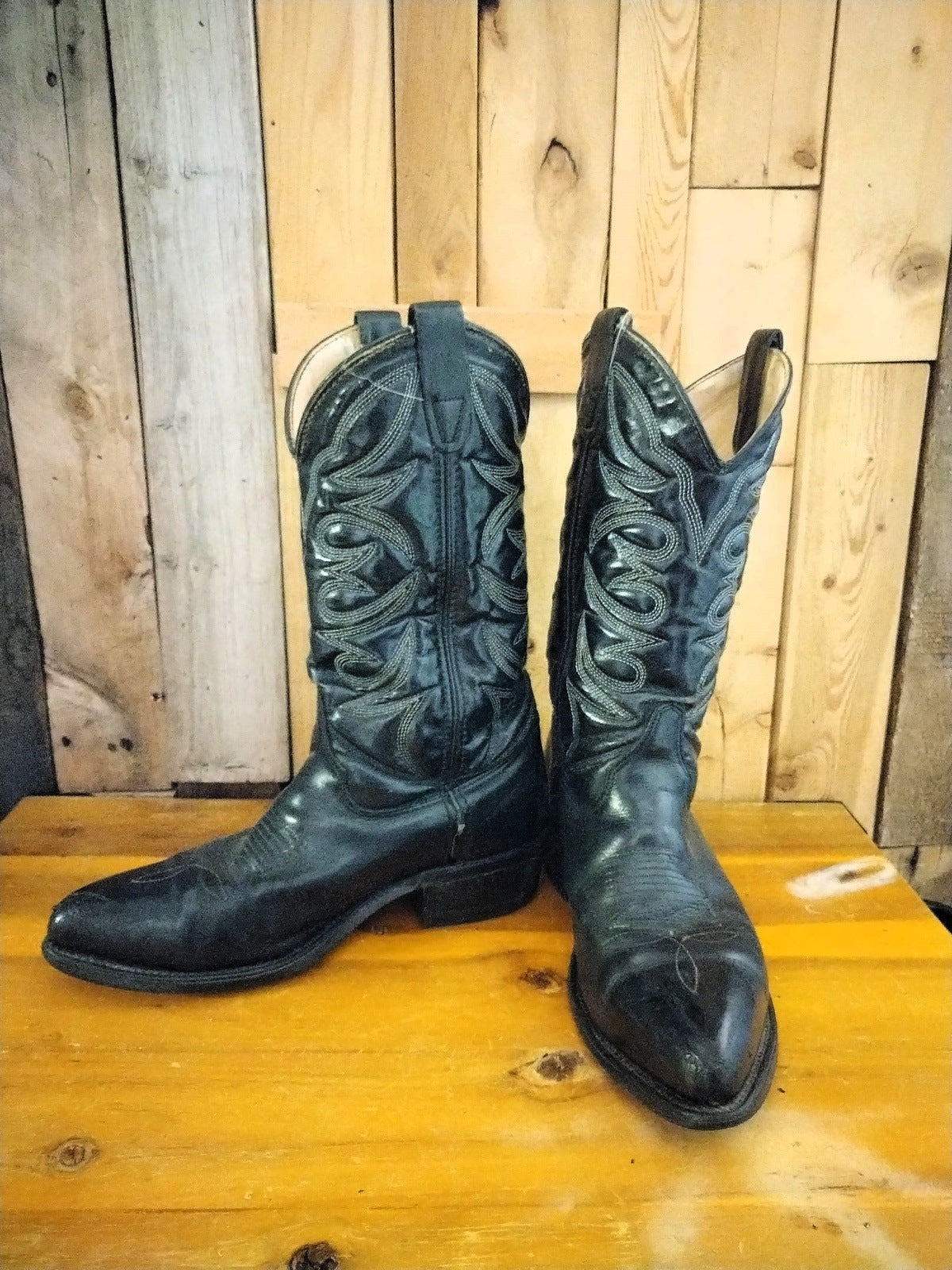 Black Unbranded Men's Western Boots Size 8D