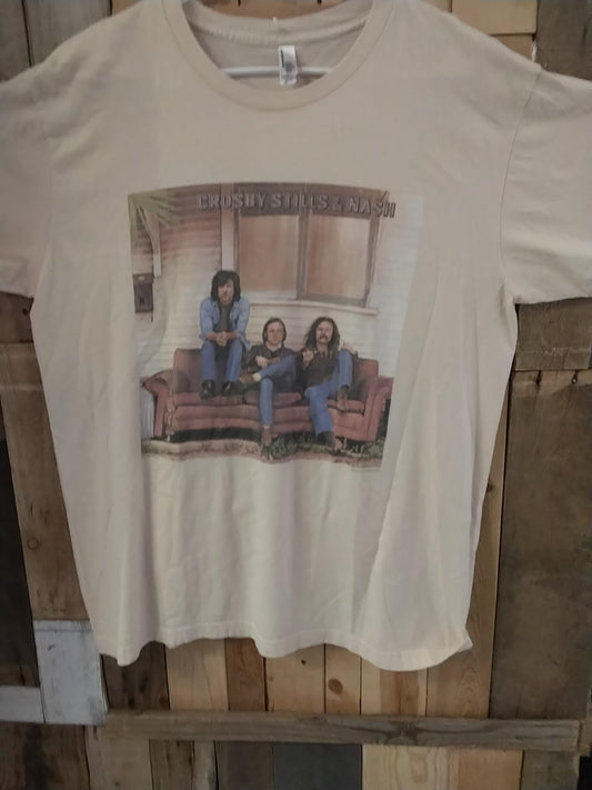 Crosby, Stills & Nash T-Shirt Size XL