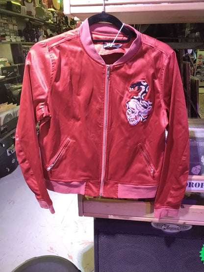 Revival red skull snake jacket