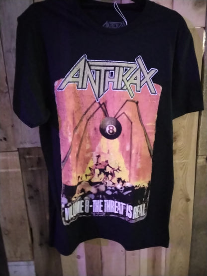 Anthrax Small Volume 8 BLACK T-shirt