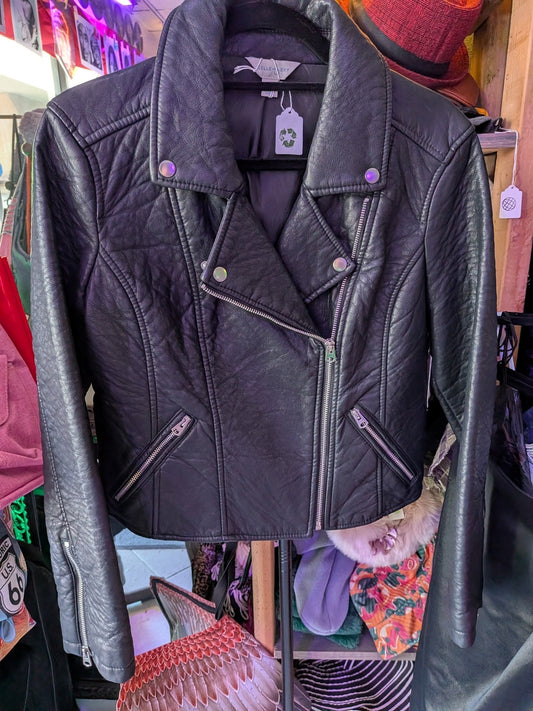 Belle & Sky Medium Black Moto Jacket New With Tags