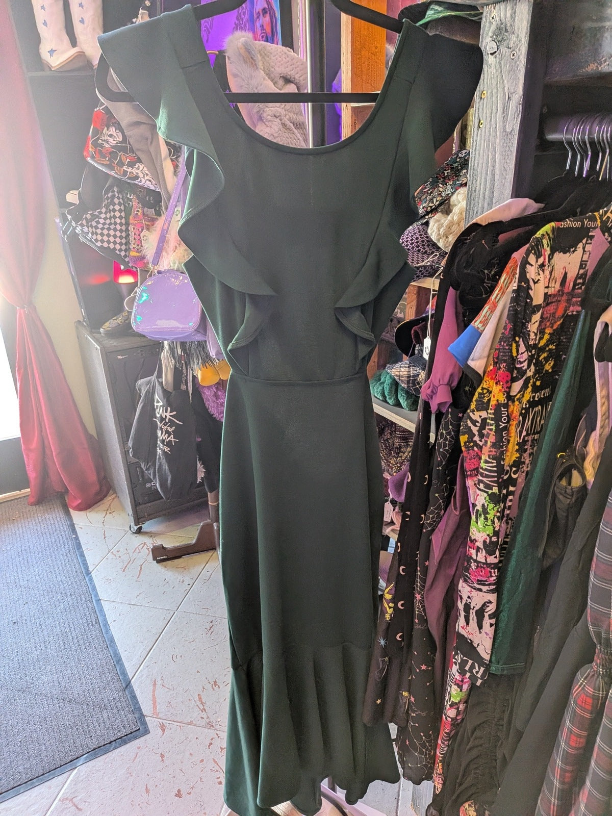 Saints + Secrets Small Green Mermaid Style Dress