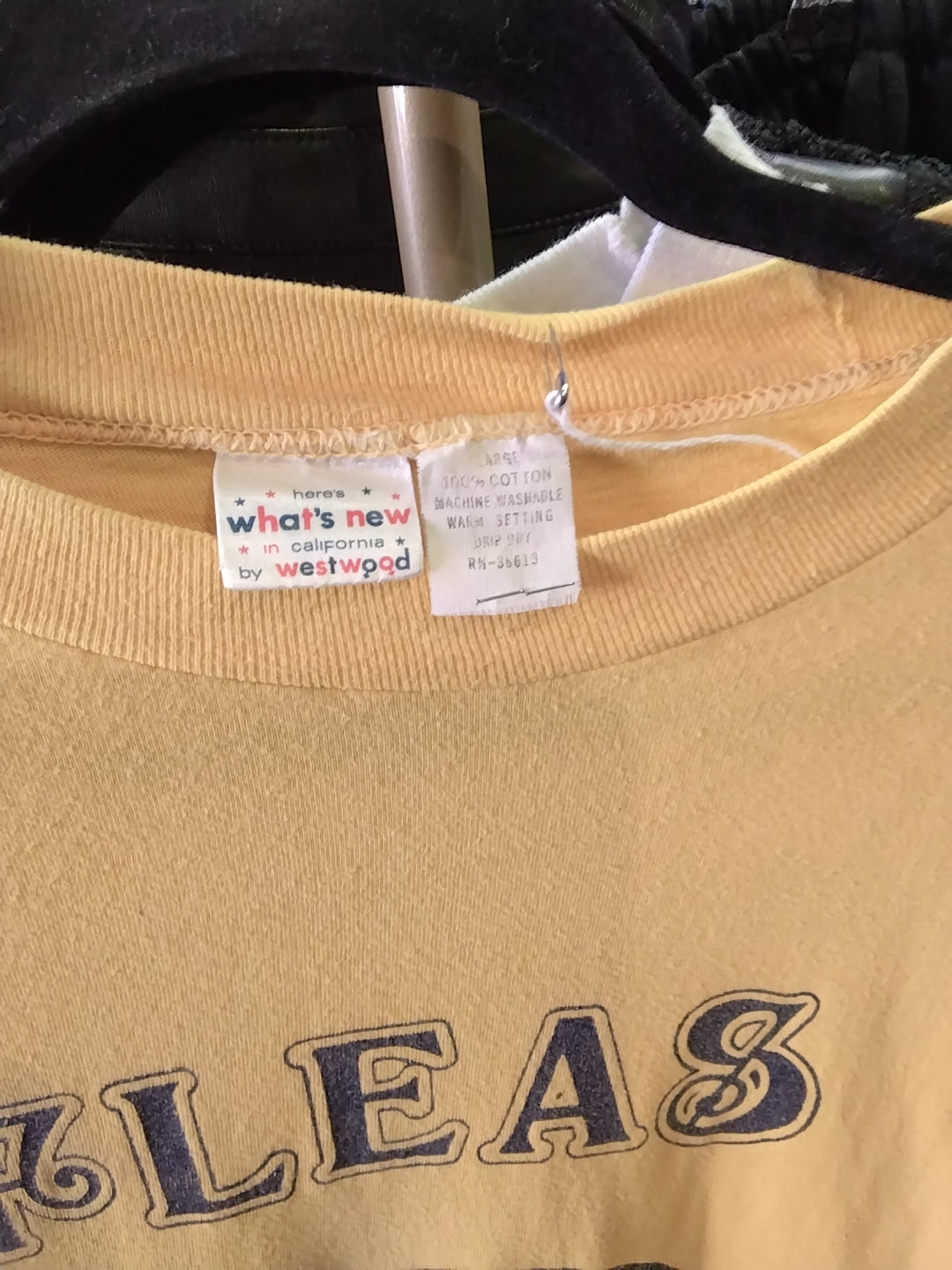 Vintage Here's What's New in California Yellow Tshirt